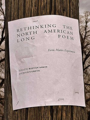 cover image of Rethinking the North American Long Poem